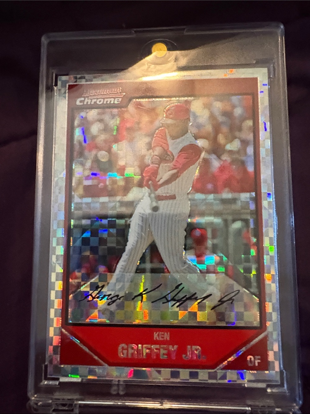 Ken Griffey  jr. bowman chrome x-tractor - Picture 2 of 6